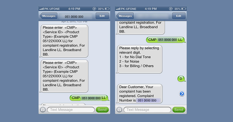 PTCL-Complaint